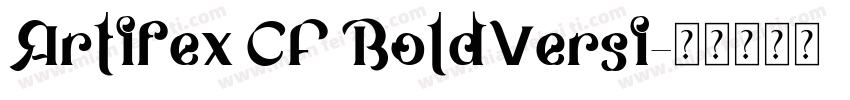 Artifex CF BoldVersi字体转换